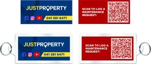 Beachfront Rentals TA Just Letting (Just Property PE) keyring (17-04-2024)